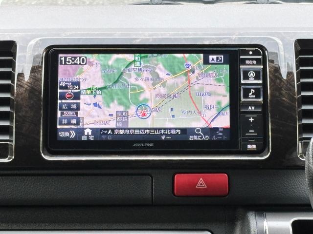 ハイエースバン スーパーGL ダークプライムII 禁煙 モデリスタフルエアロ ESSEX18AW ローダウン オーバーフェンダー リヤスポ シルクブレイズフェンダーミラー 社外LEDテール 革調シートカバー LEDヘッド アルパインナビ フルセグTV(22枚目)