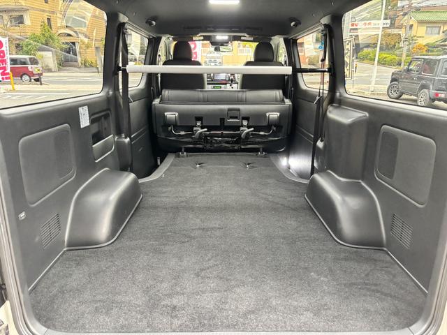 ハイエースバン スーパーGL ダークプライムII 禁煙 モデリスタフルエアロ ESSEX18AW ローダウン オーバーフェンダー リヤスポ シルクブレイズフェンダーミラー 社外LEDテール 革調シートカバー LEDヘッド アルパインナビ フルセグTV(36枚目)