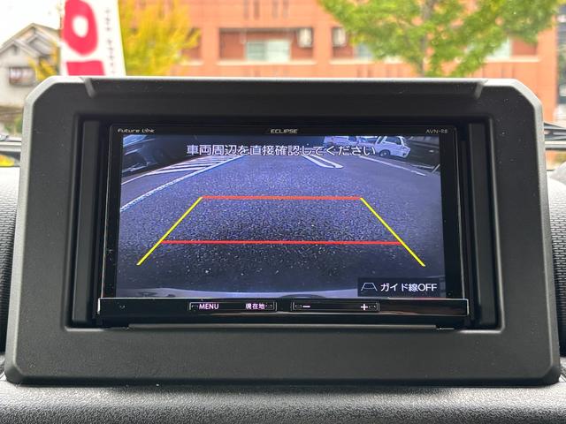 ジムニー XC 1オーナー 禁煙車 パートタイム4WD ターボ 社外メモリナビ フルセグTV BT音楽 バックカメラ クルコン シートヒーター LEDヘッド オートライト ブレーキサポート スマートキー 純正16AW(7枚目)