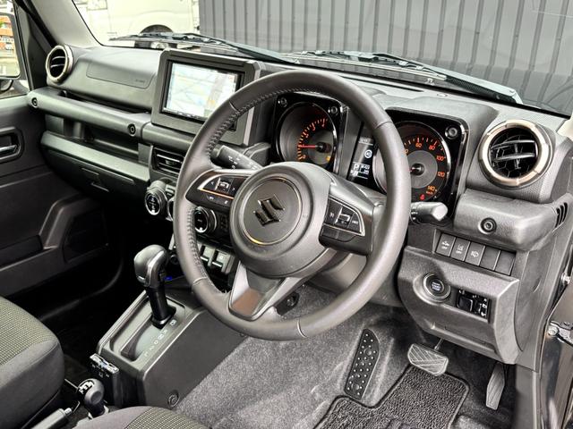ジムニー XC 1オーナー 禁煙車 パートタイム4WD ターボ 社外メモリナビ フルセグTV BT音楽 バックカメラ クルコン シートヒーター LEDヘッド オートライト ブレーキサポート スマートキー 純正16AW(36枚目)