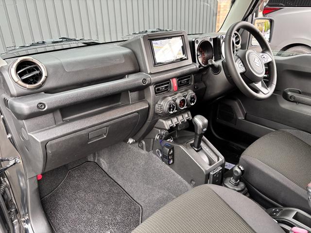 ジムニー XC 1オーナー 禁煙車 パートタイム4WD ターボ 社外メモリナビ フルセグTV BT音楽 バックカメラ クルコン シートヒーター LEDヘッド オートライト ブレーキサポート スマートキー 純正16AW(38枚目)