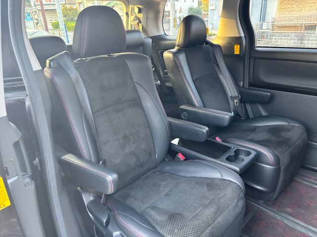 ヴェルファイア 2.4Z ゴールデンアイズII 1オーナー 禁煙 両パワ Pバックドア 純正SDナビ フルセグ BT音楽 DVD再生 バックカメラ ETC AC100Vコンセント ハーフレザー コンビH オート電格ミラー 前後ソナー 純正18AW(12枚目)