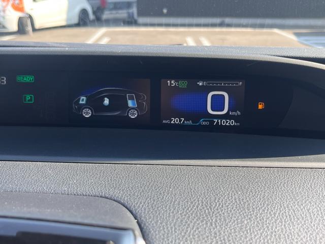 プリウス Ｓツーリングセレクション　禁煙　モデリスタフルエアロ　ＩＣＳ　純正９型ナビ　フルセグ　ＢＴ音楽　ステリモ　Ｒカメラ　ＥＴＣ　フル合皮　シートヒーター　ＴＳＳ　レーダークルコン　ＬＥＤヘッド＆フォグ　シートリフター　社外１８ＡＷ（23枚目）