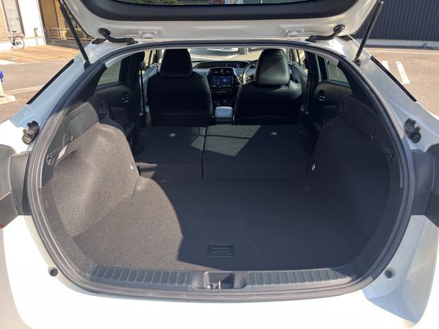 プリウス Ｓツーリングセレクション　禁煙　モデリスタフルエアロ　ＩＣＳ　純正９型ナビ　フルセグ　ＢＴ音楽　ステリモ　Ｒカメラ　ＥＴＣ　フル合皮　シートヒーター　ＴＳＳ　レーダークルコン　ＬＥＤヘッド＆フォグ　シートリフター　社外１８ＡＷ（33枚目）