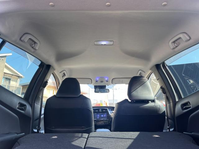 プリウス Ｓツーリングセレクション　禁煙　モデリスタフルエアロ　ＩＣＳ　純正９型ナビ　フルセグ　ＢＴ音楽　ステリモ　Ｒカメラ　ＥＴＣ　フル合皮　シートヒーター　ＴＳＳ　レーダークルコン　ＬＥＤヘッド＆フォグ　シートリフター　社外１８ＡＷ（34枚目）