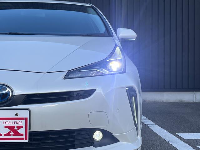 プリウス Ｓツーリングセレクション　禁煙　モデリスタフルエアロ　ＩＣＳ　純正９型ナビ　フルセグ　ＢＴ音楽　ステリモ　Ｒカメラ　ＥＴＣ　フル合皮　シートヒーター　ＴＳＳ　レーダークルコン　ＬＥＤヘッド＆フォグ　シートリフター　社外１８ＡＷ（46枚目）