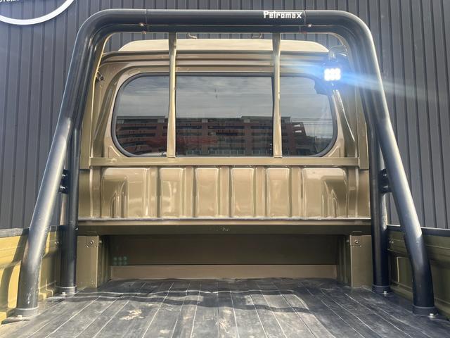 ハイゼットトラック ジャンボ　禁煙車　パートタイム４ＷＤ　ＳＡＭＵＲＡＩＰＩＣＫリフトアップ（２インチ）　１４ＡＷ　オープンカントリーＲ／Ｔホワイトレター　アオリゲート　荷台ロールバー　ＬＥＤヘッド＆フォグ　オートライト　キーレス（15枚目）