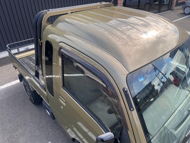 ハイゼットトラック ジャンボ　禁煙車　パートタイム４ＷＤ　ＳＡＭＵＲＡＩＰＩＣＫリフトアップ（２インチ）　１４ＡＷ　オープンカントリーＲ／Ｔホワイトレター　アオリゲート　荷台ロールバー　ＬＥＤヘッド＆フォグ　オートライト　キーレス（33枚目）