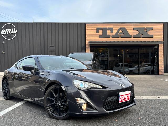 86 GT 禁煙車 6MT TRDドアスタビ 前後ソナー 純正SDナビ フルセグTV BT音楽 HIDヘッド Frフォグ オートライト トランクスポイラー Sキー 革巻H アルミペダル 電格ミラー 純正17AW(33枚目)