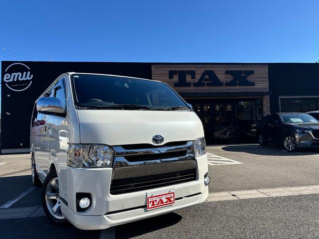 ハイエースバン スーパーGL ダークプライムII 1オーナー 禁煙 両パワ(サイドガラス小窓付換装) LSD 玄武リーフ・ブロック KYBショック UIビークルフェンダー・リヤスタビ・室内レール ESSEXエアロ 強化ドライブシャフト ヒッチメンバー(41枚目)