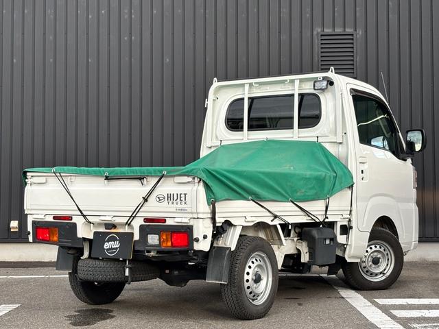 ハイゼットトラック エクストラ　１オーナー　禁煙　パート４ＷＤ　スマートキー　プッシュスタート　スマアシ　コーナーセンサー　オートライト　ＬＥＤフォグランプ　純正ラバーマット　ドアバイザー　荷台ゴムマット　作業灯　電格ミラー　三方開（51枚目）