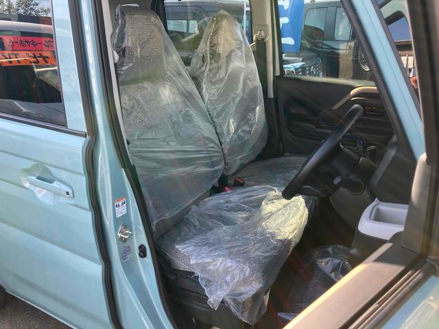 スペーシア ハイブリッドＸ　届け出済み未使用車　両側電動スライドドア　ナビ　ＴＶ　クリアランスソナー　衝突被害軽減システム　オートライト　ＬＥＤヘッドランプ　スマートキー　アイドリングストップ　電動格納ミラー　シートヒーター（10枚目）
