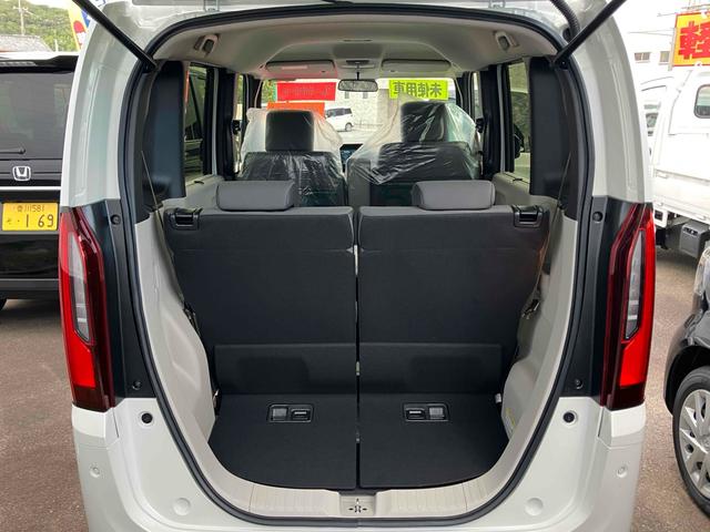 Ｎ－ＢＯＸ ベースグレード　届け出済み未使用車　バックカメラ　両側電動スライドドア　ナビ　ＴＶ　クリアランスソナー　オートクルーズコントロール　レーンアシスト　衝突被害軽減システム　オートライト　ＬＥＤヘッドランプ　スマートキー（18枚目）
