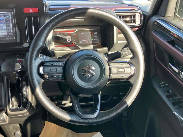 スペーシアカスタム ハイブリッドＧＳ　両側スライド・片側電動　ナビ　ＴＶ　クリアランスソナー　オートクルーズコントロール　レーンアシスト　衝突被害軽減システム　オートライト　ＬＥＤヘッドランプ　エアロ　スマートキー　アイドリングストップ（3枚目）