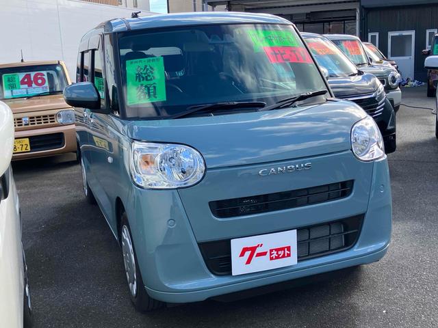 ムーヴキャンバス セオリーＸ　両側電動スライドドア　ナビ　ＴＶ　クリアランスソナー　レーンアシスト　衝突被害軽減システム　オートライト　スマートキー　アイドリングストップ　電動格納ミラー　ベンチシート　ＣＶＴ　盗難防止システム（13枚目）