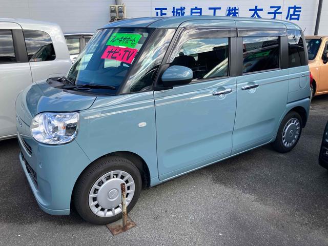 ムーヴキャンバス セオリーＸ　両側電動スライドドア　ナビ　ＴＶ　クリアランスソナー　レーンアシスト　衝突被害軽減システム　オートライト　スマートキー　アイドリングストップ　電動格納ミラー　ベンチシート　ＣＶＴ　盗難防止システム（17枚目）