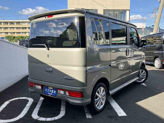 エブリイワゴン ＰＺターボ　標準ルーフ　６型　４ＷＤ　前後衝突被害軽減ブレーキ・純正アルミホイール・左側電動スライドドア・シートヒーター・オートライト・オートエアコン・ＬＥＤヘッドライト（2枚目）