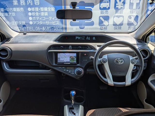 アクア Ｇ　ＳＤナビ／プッシュスタート／バックカメラ／ＥＴＣ／ヒートシーター（14枚目）