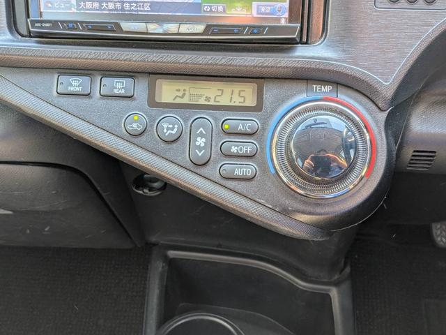 アクア Ｇ　ＳＤナビ／プッシュスタート／バックカメラ／ＥＴＣ／ヒートシーター（17枚目）