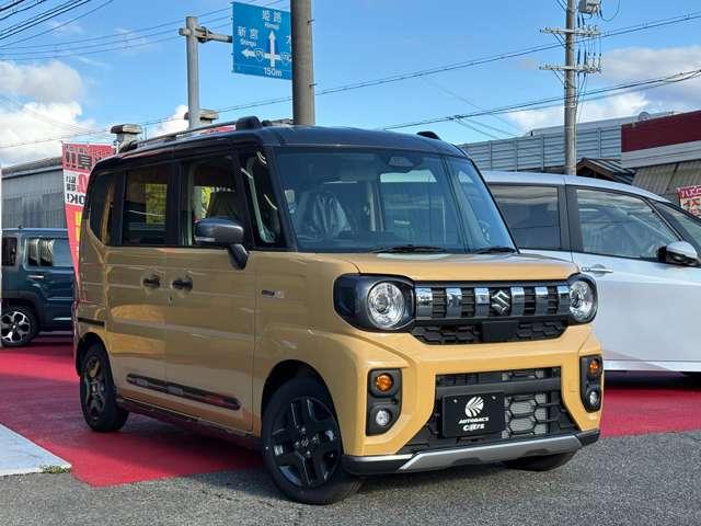 スペーシアギア ハイブリッドＸＺ　ターボ　衝突被害軽減ブレーキ　両側パワースライドドア　ＬＥＤヘッドライト　シートヒーター　スマートキー（6枚目）