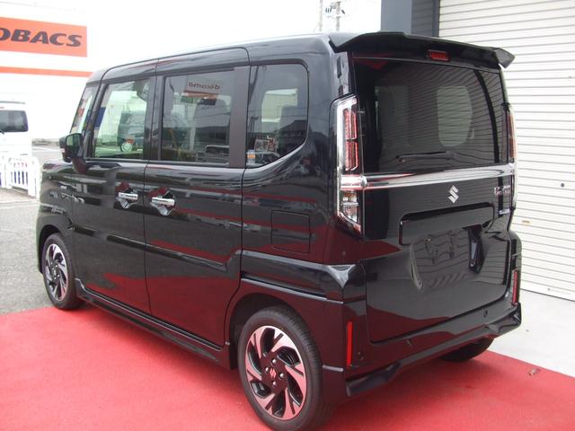 スペーシアカスタム ハイブリッドXS 届出済未使用車 両側パワースライドドア スズキセーフティーサポート ステアリングヒーター シートヒーター フルLEDヘッドライト(5枚目)