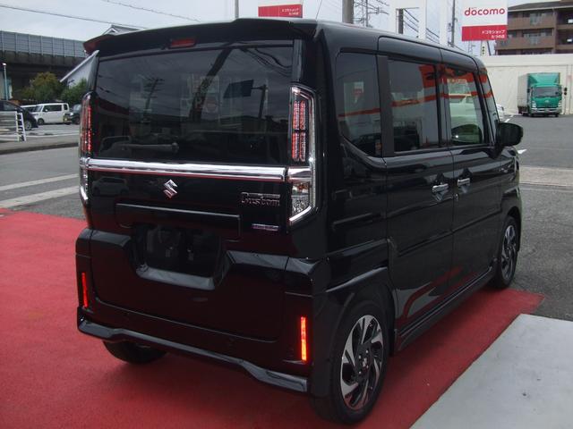 スペーシアカスタム ハイブリッドXS 届出済未使用車 両側パワースライドドア スズキセーフティーサポート ステアリングヒーター シートヒーター フルLEDヘッドライト(6枚目)