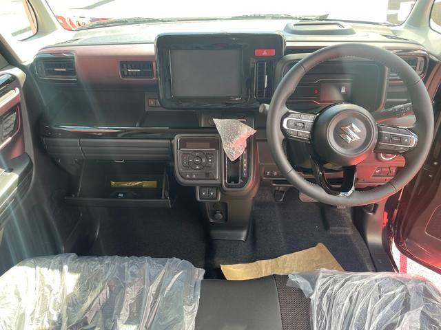スペーシアカスタム ハイブリッドXS 届出済未使用車 両側パワースライドドア スズキセーフティーサポート ステアリングヒーター シートヒーター フルLEDヘッドライト(7枚目)