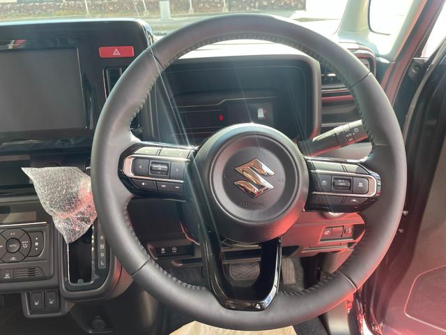 スペーシアカスタム ハイブリッドXS 届出済未使用車 両側パワースライドドア スズキセーフティーサポート ステアリングヒーター シートヒーター フルLEDヘッドライト(8枚目)