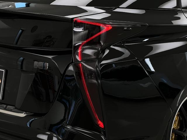 プリウス Ｓ　１９インチアルミホイール／バックカメラ／ビルトインＥＴＣ／ガングリップコンビハンドル／フルエアロ／スモークテール／フォグランプ／イカリング／ＬＥＤヘッドライト／プッシュスタート／純正ナビ／ローダウン（77枚目）