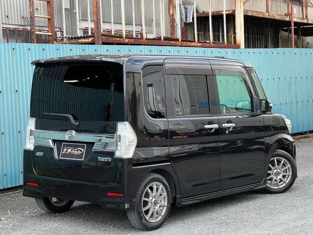 タント カスタムRS SA ターボ/両側パワースライドドア/8インチナビ/ウーハー/レーダー/ローダウン/ETC/バックカメラ/LEDフォグランプ/リアガラススモークフィルム/LEDルームランプ/14インチAW/BT/フルセグ(2枚目)