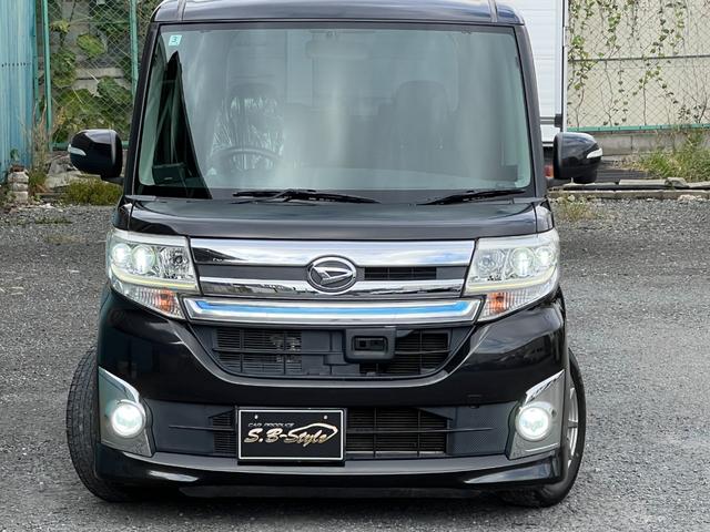 タント カスタムRS SA ターボ/両側パワースライドドア/8インチナビ/ウーハー/レーダー/ローダウン/ETC/バックカメラ/LEDフォグランプ/リアガラススモークフィルム/LEDルームランプ/14インチAW/BT/フルセグ(10枚目)