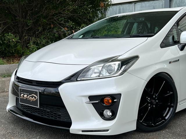 プリウス Sツーリングセレクション・G’s 新品タイヤ/純正7インチナビ/バックカメラ/ビルトインETC/TZフロントドラレコ/LED BEAM/HIDヘッドライト/フォグランプ/CD/DVD/Bluetooth/SD/フルセグTV/スペアキー(35枚目)