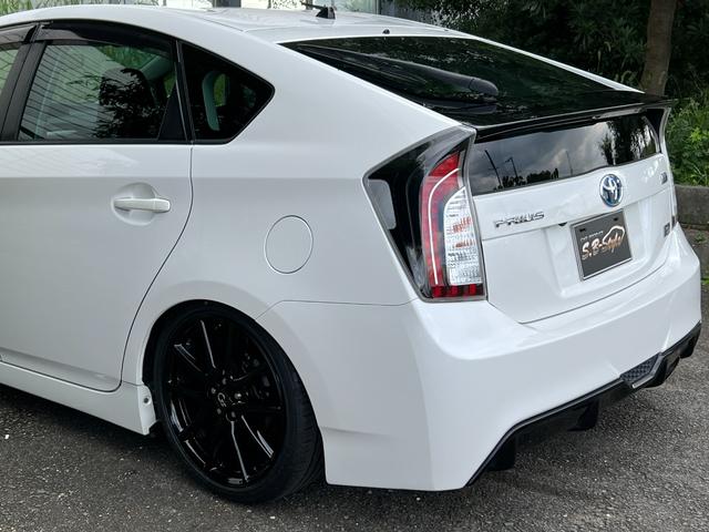 プリウス Sツーリングセレクション・G’s 新品タイヤ/純正7インチナビ/バックカメラ/ビルトインETC/TZフロントドラレコ/LED BEAM/HIDヘッドライト/フォグランプ/CD/DVD/Bluetooth/SD/フルセグTV/スペアキー(43枚目)