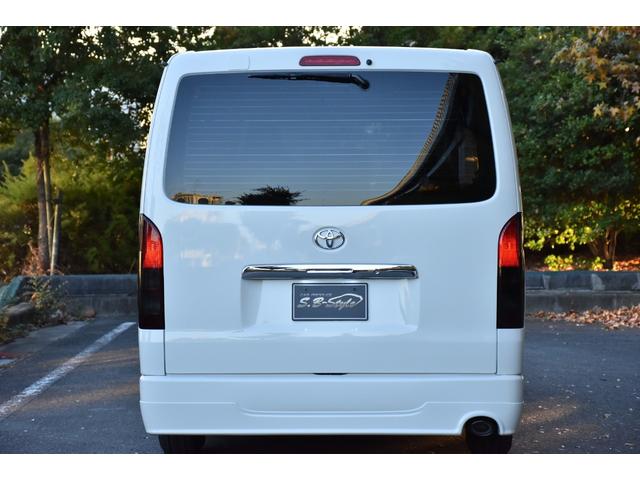 ハイエースバン ロングDX 車中泊/助手席エアバック/ETC/バッドフェイス/シートカバー/ガングリップコンビハンドル/両側スライドドア/ローダウン/6人乗り/エアロ/社外ヘッドライト/スモークテール/LED/PW/キーレス(16枚目)