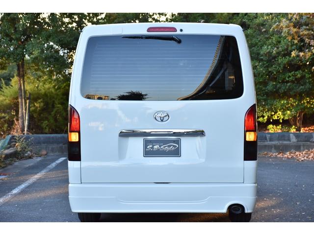 ハイエースバン ロングDX 車中泊/助手席エアバック/ETC/バッドフェイス/シートカバー/ガングリップコンビハンドル/両側スライドドア/ローダウン/6人乗り/エアロ/社外ヘッドライト/スモークテール/LED/PW/キーレス(17枚目)