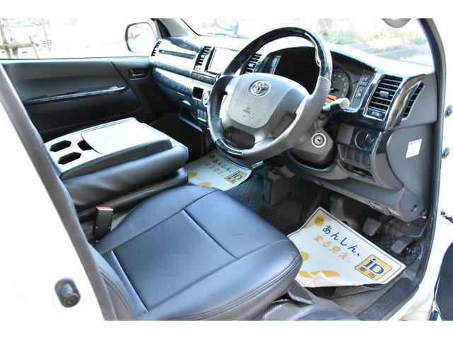 ハイエースバン ロングDX 車中泊/助手席エアバック/ETC/バッドフェイス/シートカバー/ガングリップコンビハンドル/両側スライドドア/ローダウン/6人乗り/エアロ/社外ヘッドライト/スモークテール/LED/PW/キーレス(18枚目)