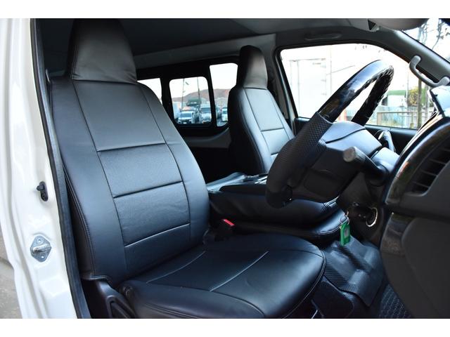 ハイエースバン ロングDX 車中泊/助手席エアバック/ETC/バッドフェイス/シートカバー/ガングリップコンビハンドル/両側スライドドア/ローダウン/6人乗り/エアロ/社外ヘッドライト/スモークテール/LED/PW/キーレス(19枚目)