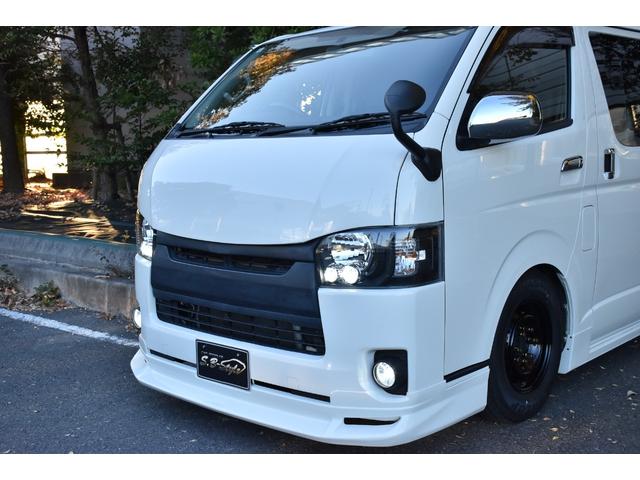 ハイエースバン ロングDX 車中泊/助手席エアバック/ETC/バッドフェイス/シートカバー/ガングリップコンビハンドル/両側スライドドア/ローダウン/6人乗り/エアロ/社外ヘッドライト/スモークテール/LED/PW/キーレス(27枚目)