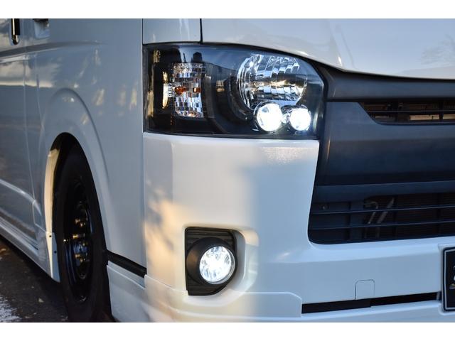 ハイエースバン ロングDX 車中泊/助手席エアバック/ETC/バッドフェイス/シートカバー/ガングリップコンビハンドル/両側スライドドア/ローダウン/6人乗り/エアロ/社外ヘッドライト/スモークテール/LED/PW/キーレス(30枚目)