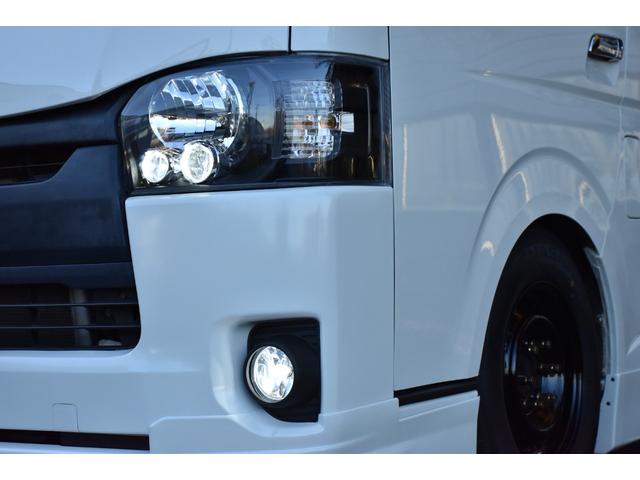ハイエースバン ロングDX 車中泊/助手席エアバック/ETC/バッドフェイス/シートカバー/ガングリップコンビハンドル/両側スライドドア/ローダウン/6人乗り/エアロ/社外ヘッドライト/スモークテール/LED/PW/キーレス(31枚目)