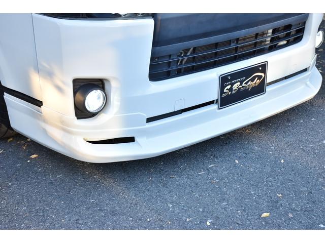 ハイエースバン ロングDX 車中泊/助手席エアバック/ETC/バッドフェイス/シートカバー/ガングリップコンビハンドル/両側スライドドア/ローダウン/6人乗り/エアロ/社外ヘッドライト/スモークテール/LED/PW/キーレス(32枚目)