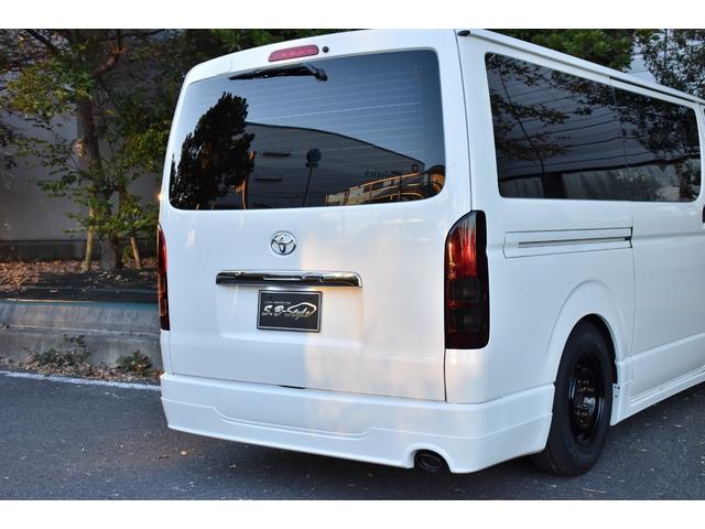 ハイエースバン ロングDX 車中泊/助手席エアバック/ETC/バッドフェイス/シートカバー/ガングリップコンビハンドル/両側スライドドア/ローダウン/6人乗り/エアロ/社外ヘッドライト/スモークテール/LED/PW/キーレス(37枚目)
