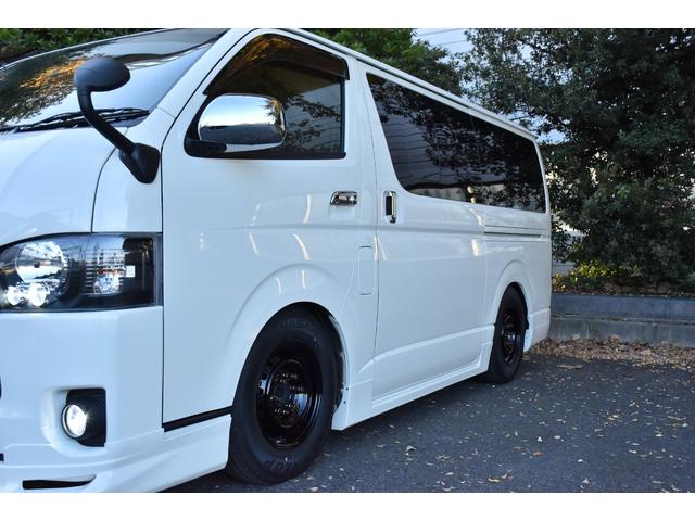 ハイエースバン ロングDX 車中泊/助手席エアバック/ETC/バッドフェイス/シートカバー/ガングリップコンビハンドル/両側スライドドア/ローダウン/6人乗り/エアロ/社外ヘッドライト/スモークテール/LED/PW/キーレス(54枚目)