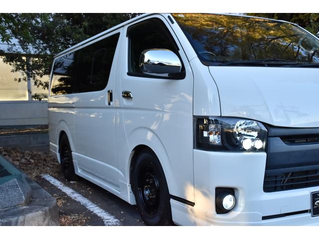 ハイエースバン ロングDX 車中泊/助手席エアバック/ETC/バッドフェイス/シートカバー/ガングリップコンビハンドル/両側スライドドア/ローダウン/6人乗り/エアロ/社外ヘッドライト/スモークテール/LED/PW/キーレス(56枚目)