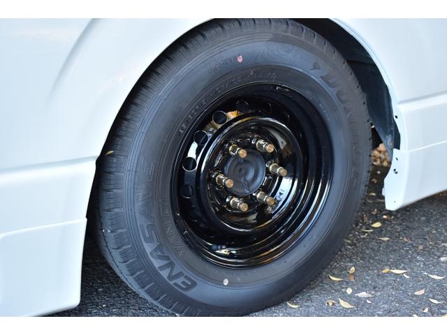 ハイエースバン ロングDX 車中泊/助手席エアバック/ETC/バッドフェイス/シートカバー/ガングリップコンビハンドル/両側スライドドア/ローダウン/6人乗り/エアロ/社外ヘッドライト/スモークテール/LED/PW/キーレス(60枚目)