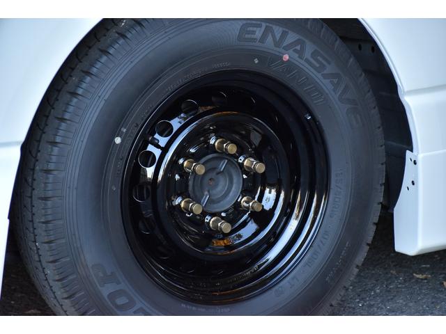 ハイエースバン ロングDX 車中泊/助手席エアバック/ETC/バッドフェイス/シートカバー/ガングリップコンビハンドル/両側スライドドア/ローダウン/6人乗り/エアロ/社外ヘッドライト/スモークテール/LED/PW/キーレス(61枚目)