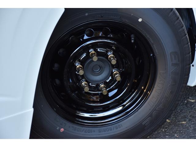 ハイエースバン ロングDX 車中泊/助手席エアバック/ETC/バッドフェイス/シートカバー/ガングリップコンビハンドル/両側スライドドア/ローダウン/6人乗り/エアロ/社外ヘッドライト/スモークテール/LED/PW/キーレス(62枚目)