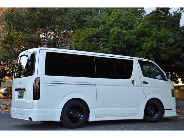 ハイエースバン ロングDX 車中泊/助手席エアバック/ETC/バッドフェイス/シートカバー/ガングリップコンビハンドル/両側スライドドア/ローダウン/6人乗り/エアロ/社外ヘッドライト/スモークテール/LED/PW/キーレス(73枚目)