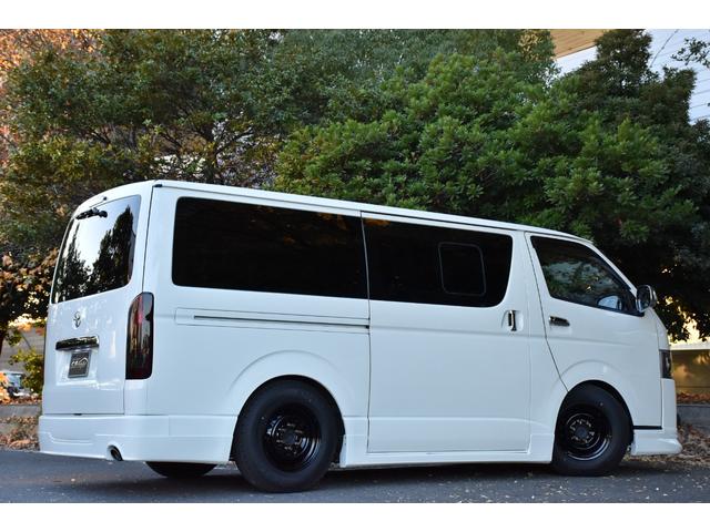 ハイエースバン ロングDX 車中泊/助手席エアバック/ETC/バッドフェイス/シートカバー/ガングリップコンビハンドル/両側スライドドア/ローダウン/6人乗り/エアロ/社外ヘッドライト/スモークテール/LED/PW/キーレス(75枚目)