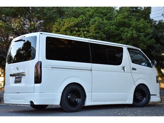 ハイエースバン ロングDX 車中泊/助手席エアバック/ETC/バッドフェイス/シートカバー/ガングリップコンビハンドル/両側スライドドア/ローダウン/6人乗り/エアロ/社外ヘッドライト/スモークテール/LED/PW/キーレス(77枚目)